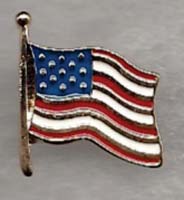 Pin - American Flag - lapel