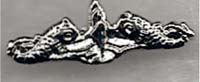 Pin - Dolphins Lapel Silver shiny 1 inch