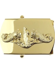 Buckle - gold w/dolphins for web bett