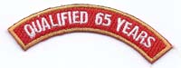 Patch - Rocker - Holland Club Qualified 65 Years