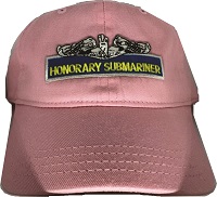 K4K Youth Ball Cap - Pink (Embroidered Honorary Submariner)