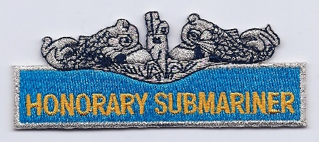 Patch - Honorary Submariner Emblem - Heat seal