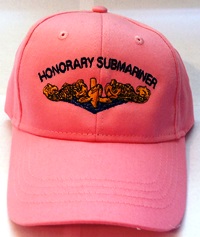 K4K Youth Ball Cap - Pink (Embrodered Gold Dolphins - Honorary Submariner)