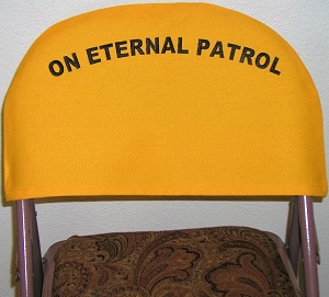 Chair Cover - Eternal Patrol - embroidered