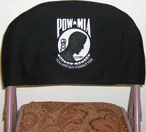 Chair Cover - POW MIA - embroidered