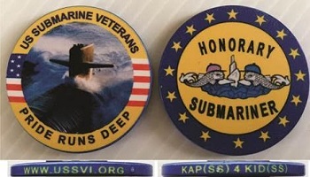 K4K Honorary Submariner Challenge Coin (Ceramic Poker Chip)