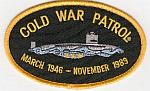 Cold War Patrol Patch - March 1946 - November 1989